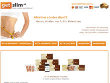Tablet Screenshot of getslim.nl